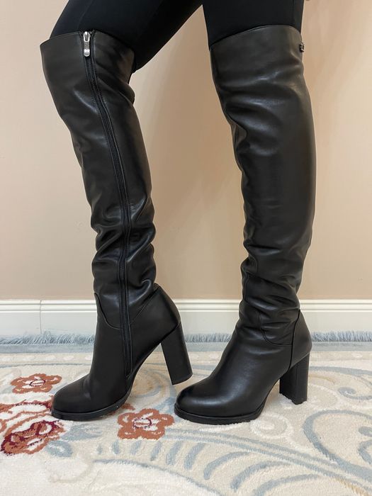 Кожаные зимние сапоги Basconi.