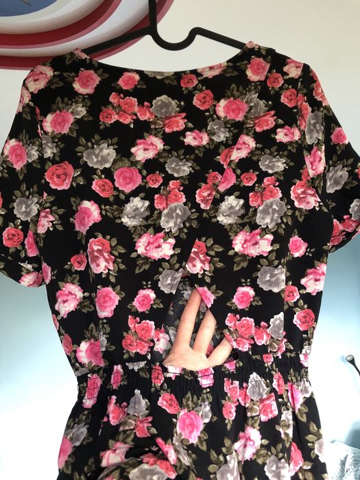 H&M Къса рокля на цветя