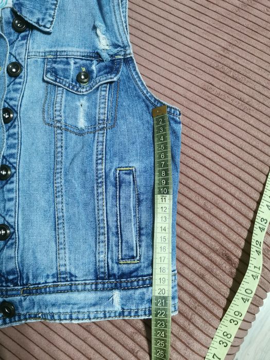 Vesta de blugi Bershka