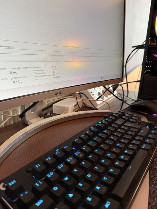 Мощен Геймърски Компютър (RTX 3060 Ti + Ryzen 5 5600X) + Пълен Комплект Гейминг Периферия!