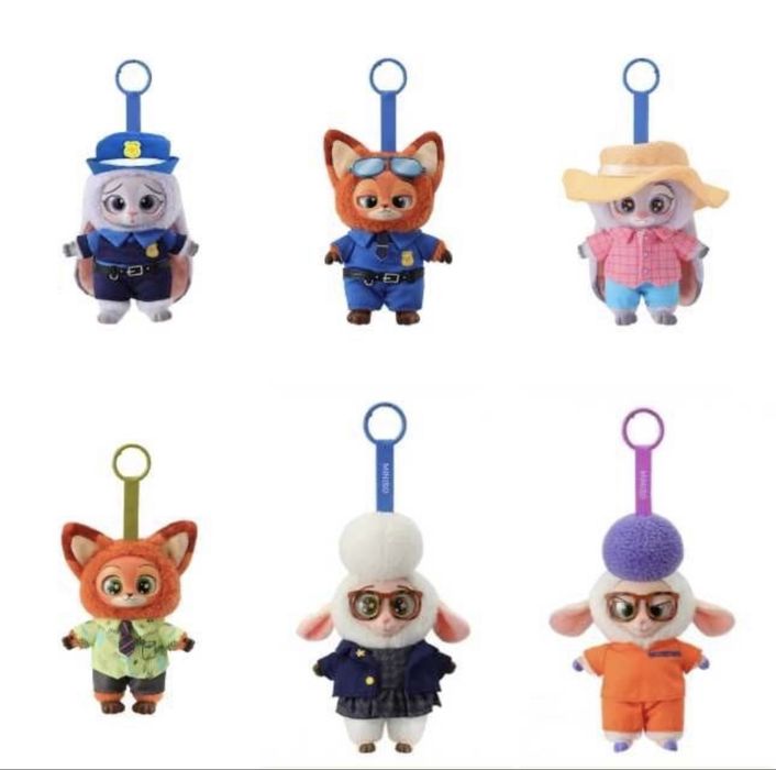 Колекционерски плюшени фигурки Zootopia Плюшена играчка Зоотрополис