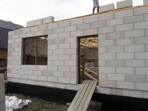 Заливаем фундамент кладка