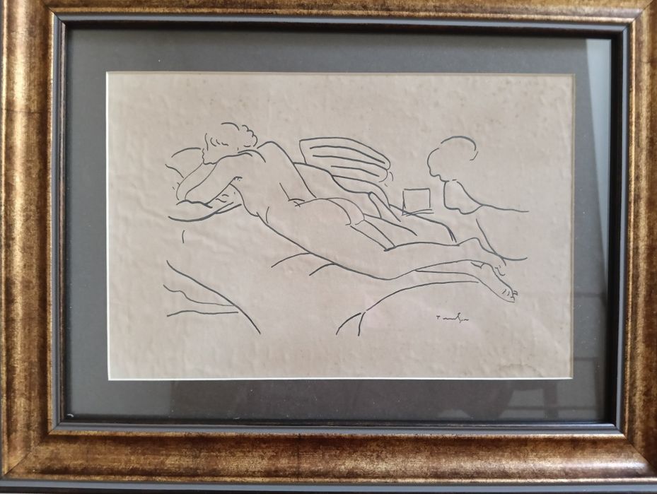 Tablou de Nicolae Tonitza | Nud in interior -Deosebit