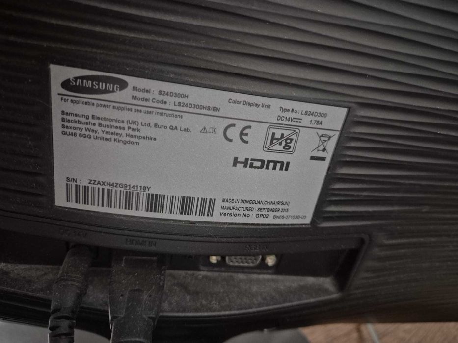 Monitor LED SAMSUNG 24’’ S24D300