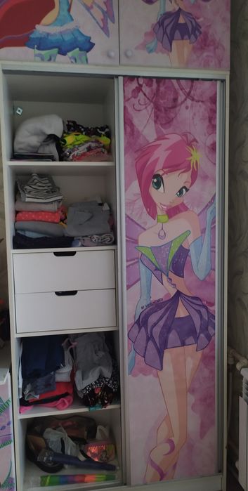 Шкаф с антресолью