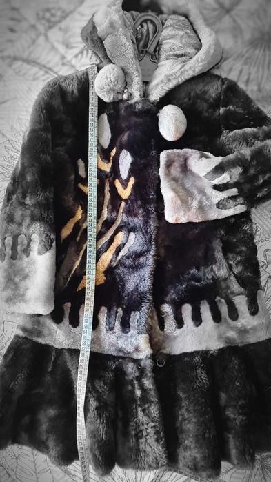 Детская цигейковая шуба