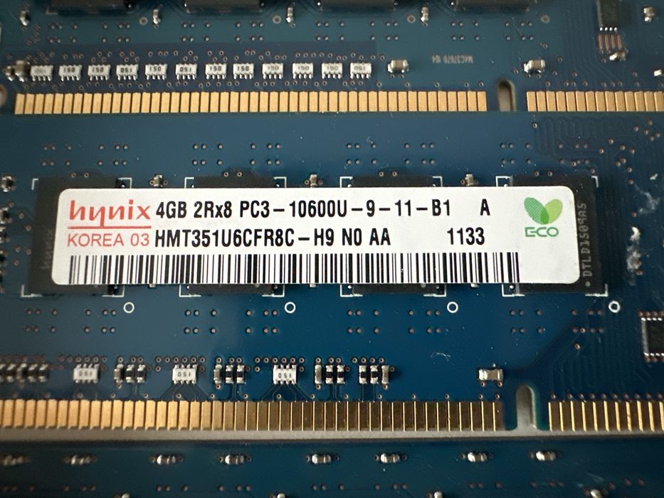 Memorii RAM 4GB DDR3 și 1GB DDR2 (inclusiv 1 VLP, DDR2)