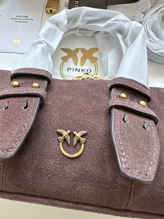 Дамска чанта Pinko Bowling bag baguette