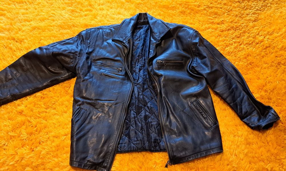 Рокерско  Кожено  Мото  Яке