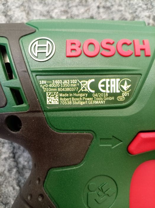 Акумулаторен винтоверт Bosch PSR 1800 LI-2 / 18 V , 2,5 Ah , 38,0 Nm/