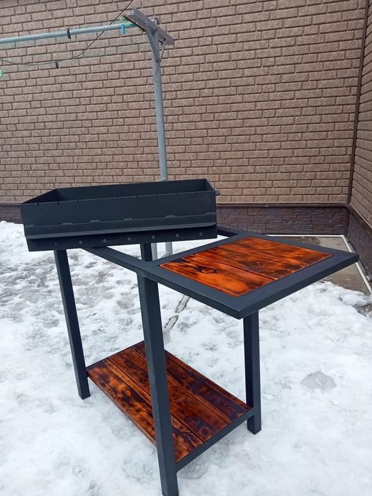 Мангал в стиле лофт