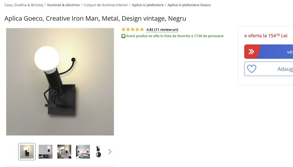 Corpuri de iluminat, lustre, aplici E14 si E27