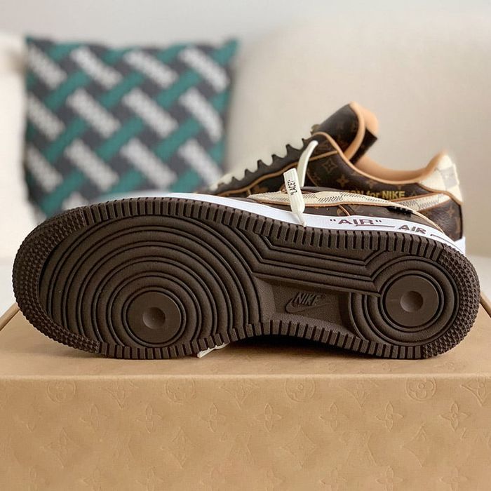 Force 1 Low Louis Vuitton Monogram Brown