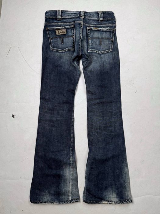 Lois bootcut faded jeans