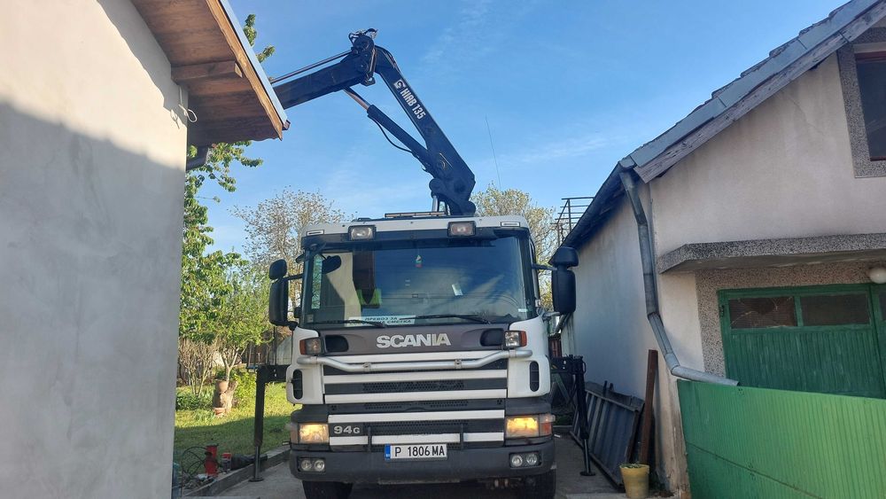 Товатен камион скания с кран