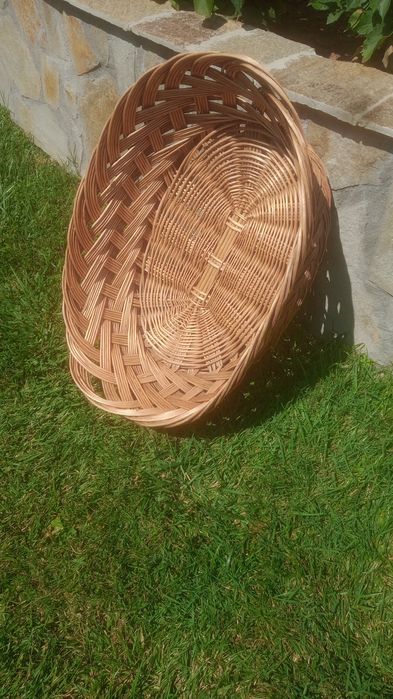 Стара Плетена кошница -2 броя Пазарски чанти.