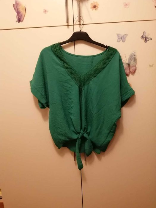 Bluza casual cu maneca scurta