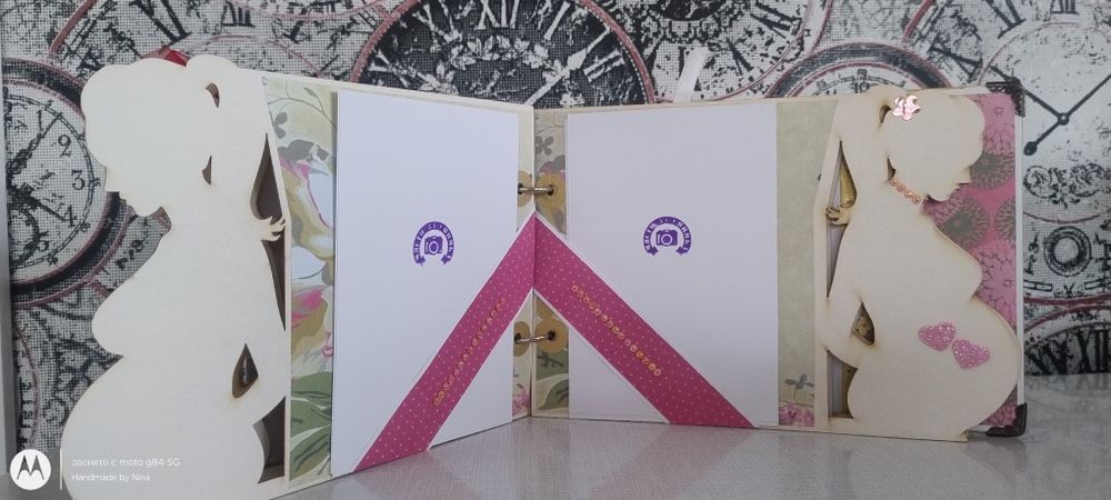 Ръчно изработен албум-Моите 9 месеца