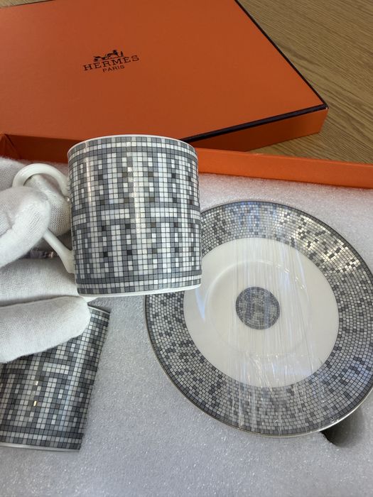 Hermes Mosaique Au 24 комплект сет за кафе