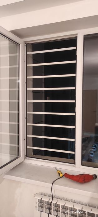 Установка решёток от выпадения