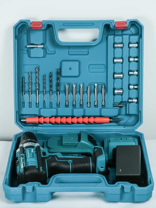 Аккумуляторный набор, шуруповерт, 24 инструментов