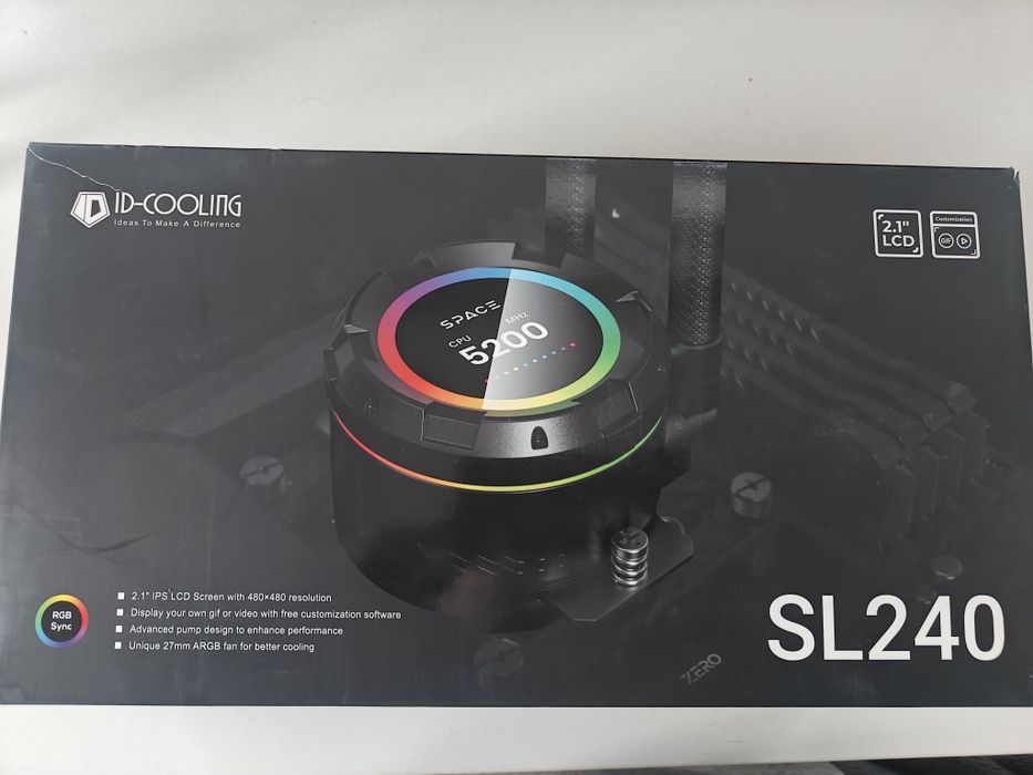 Cooler AIO ID-COOLING Space SL240 cu ventilatoare Arctic Bionix P12