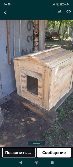 Будка новая для средних собак
