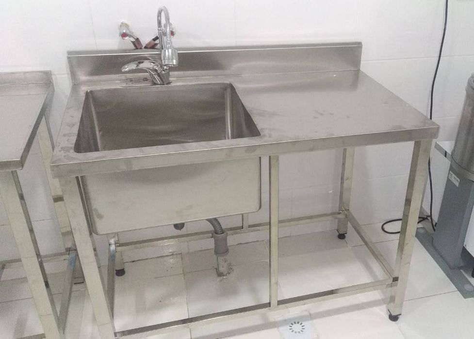 Нержавейка стол мойка