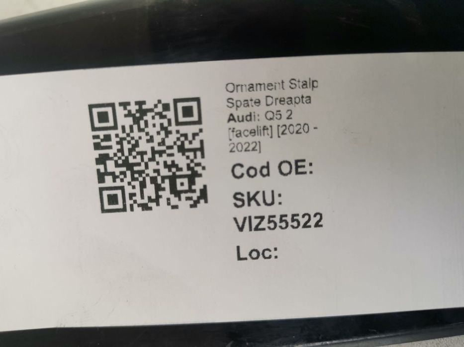 Ornament Stalp Spate Dreapta Audi Q5 2 [facelift] 2020 2021 2022 2023