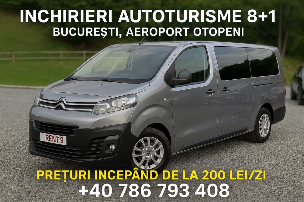 Inchiriere Auto Microbuz 8+1 locuri | inchrieri 7 8 9 locuri | Rent