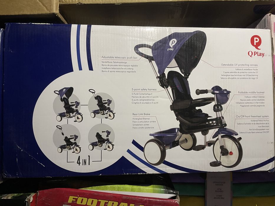 Tricicleta copii QPlay Premium 6 in 1