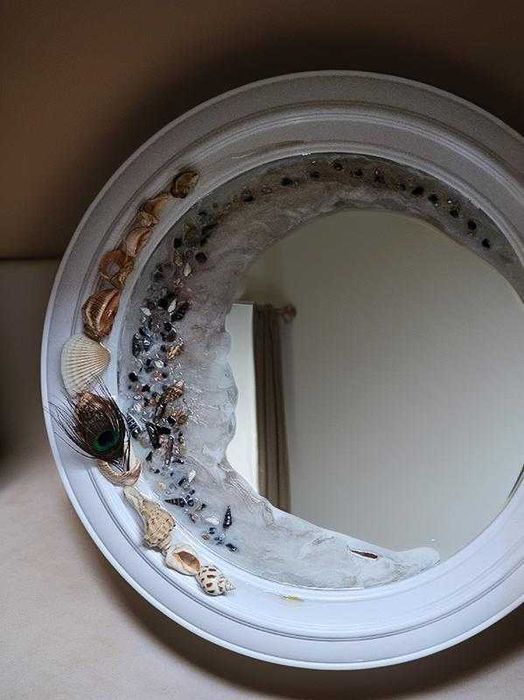 Бутикови огледала, часовници за стена баня ,спалня, ръчна изработка