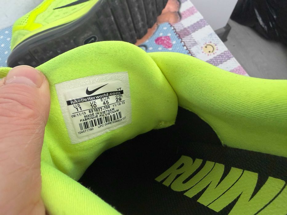 Nike Air Max 2014 'Volt' оригинални маратонки 45 номер