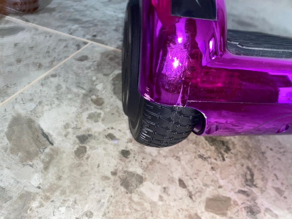 Hoverboard Z1+ Mov Metalizat - Lumini & Bluetooth, Rar utilizat