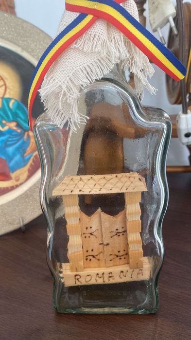 Sticle ornamentale țuică/pălincă