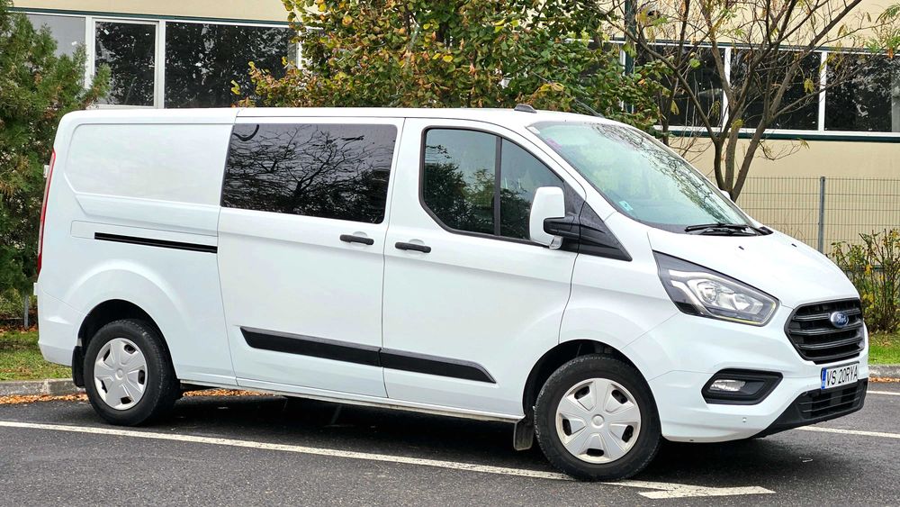 inchiriez ford transit custom in Braila 5 locuri plus marfa