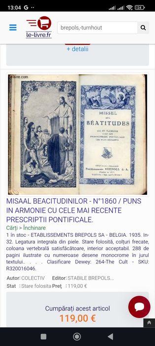 Carte  religioasă Missel Beatitudes