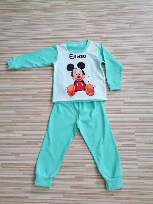 Детски пижами с картинка и име по ваш избор