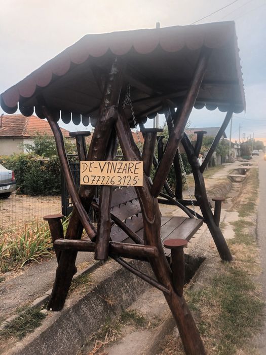 Vand leagăn balansuar din lemn ulm