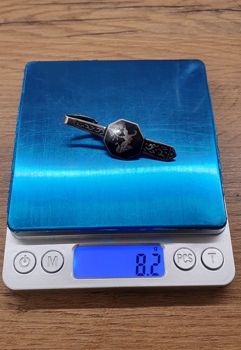 Ac cravată argint vintage 925 Siam Sterling Niello 8,2 gr