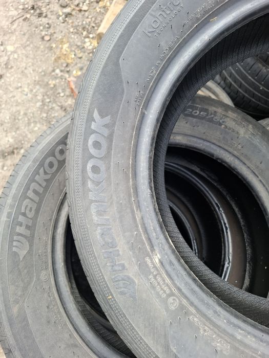 Vand set 4 anvelope 205 60 16 hankook bune fara defecte  dot 2021