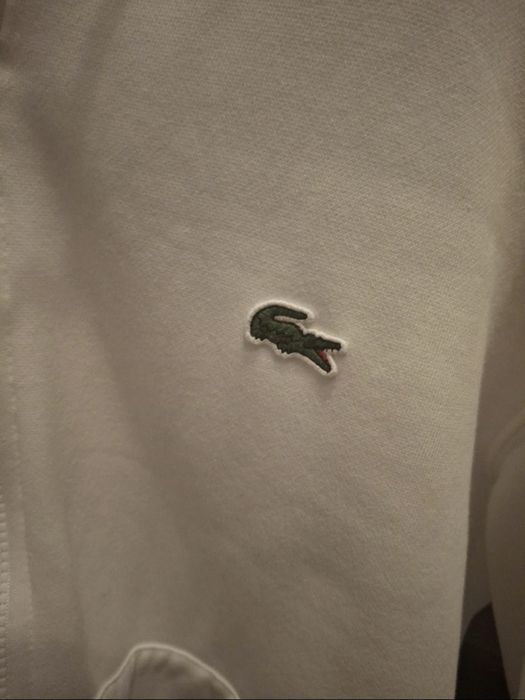Bluza  LACOSTE alba