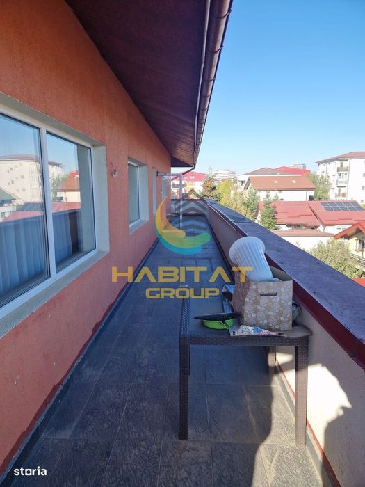 Apartament 3 camere- 90mp+ terasa 30mp- mobilat si utilat