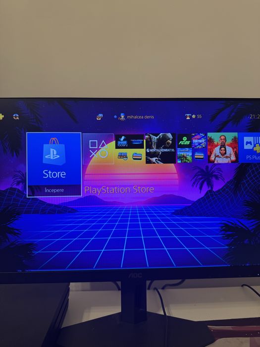 Vand Ps4 pro 1tb 2 manete