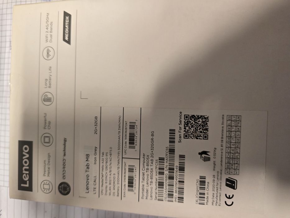 Tableta Lenovo M8 4G