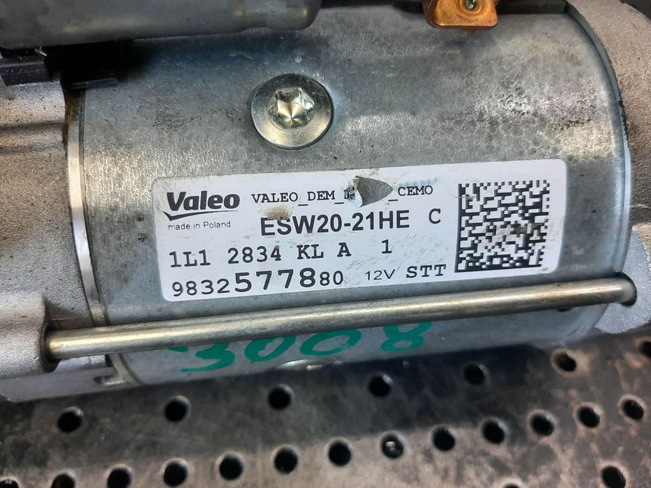 electromotor 1.5 hdi yh01 peugeot 3008  9832577880