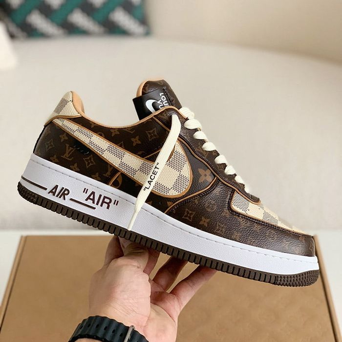 Force 1 Low Louis Vuitton Monogram Brown