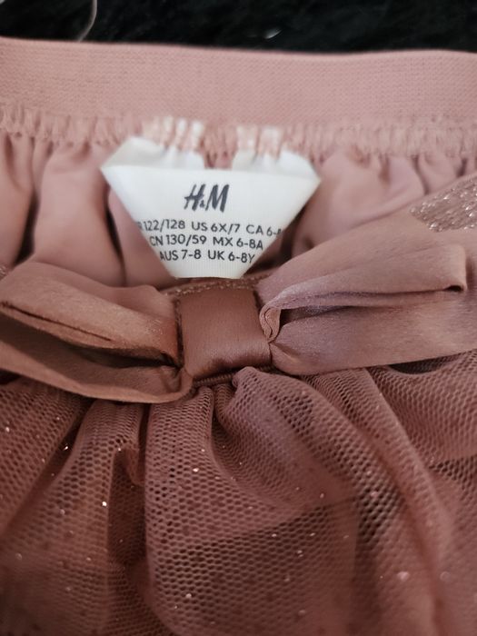 Fustita tulle roz fetite 6-8 ani H&M