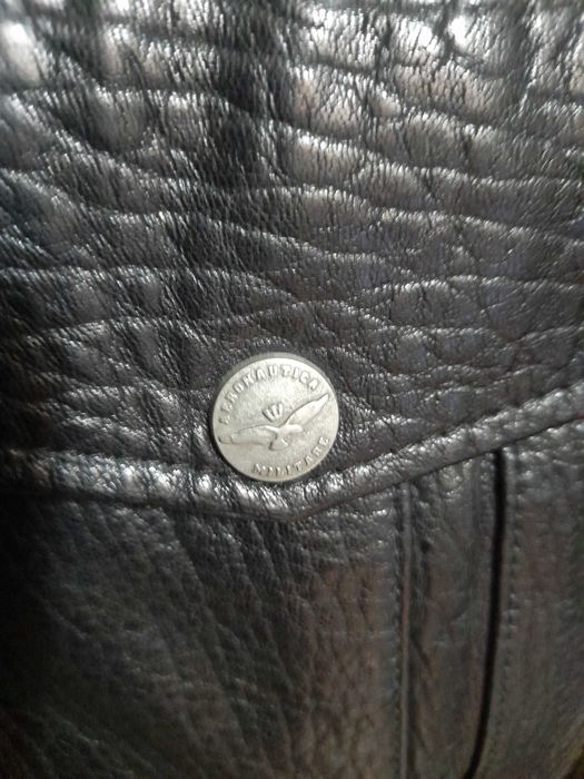 Geaca de piele aviator