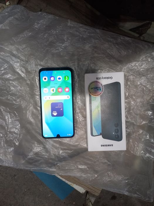 A16 Samsung ideal tiniq 128GB hotirasi 6GB aperativka karobka dakument